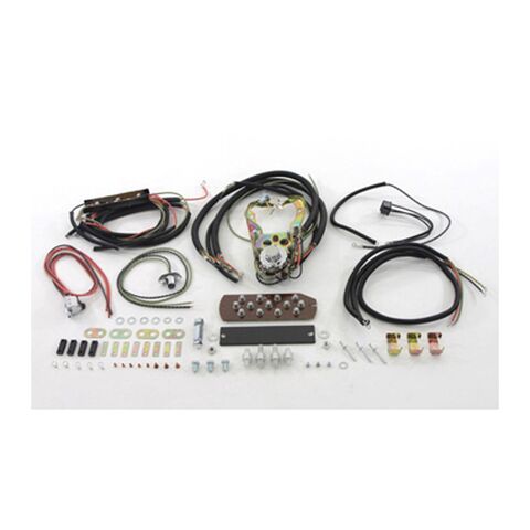 V-Twin Mfg. Wiring Harness / Dash Base Assembly For Harley FL 1962-1964