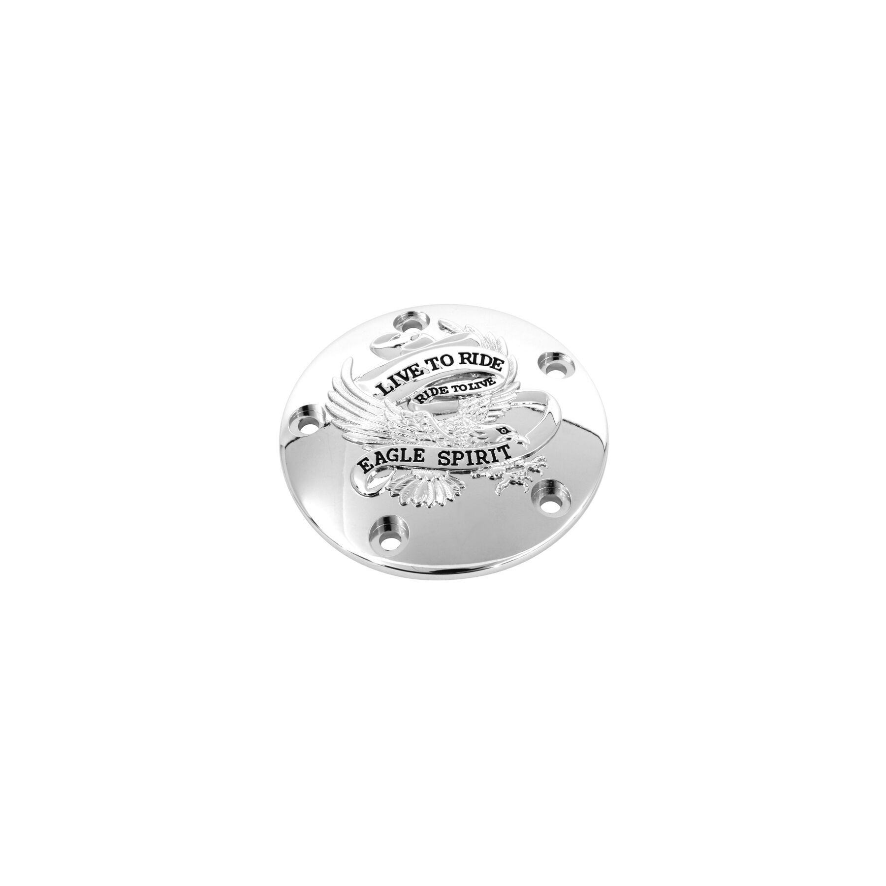 V-Twin Mfg. V-Twin Mfg. Live To Ride Points Cover For Harley Twin Cam 1999-2017 - $27.09 at J&P Cycles