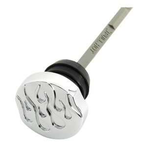 Chrome Oil Tank Dipstick – For Harley Davidson Electra Glide 2000-2006, Aluminum
