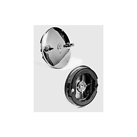 V-Twin Mfg. Chrome Rear Brake Backing Plate For Harley Sportster 1954-1972