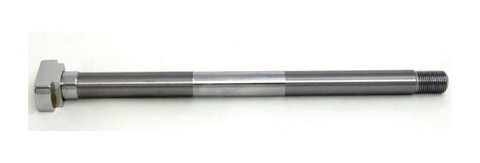 V-Twin Mfg. Chrome Rear Axle For Harley FL EL UL 1936-1957