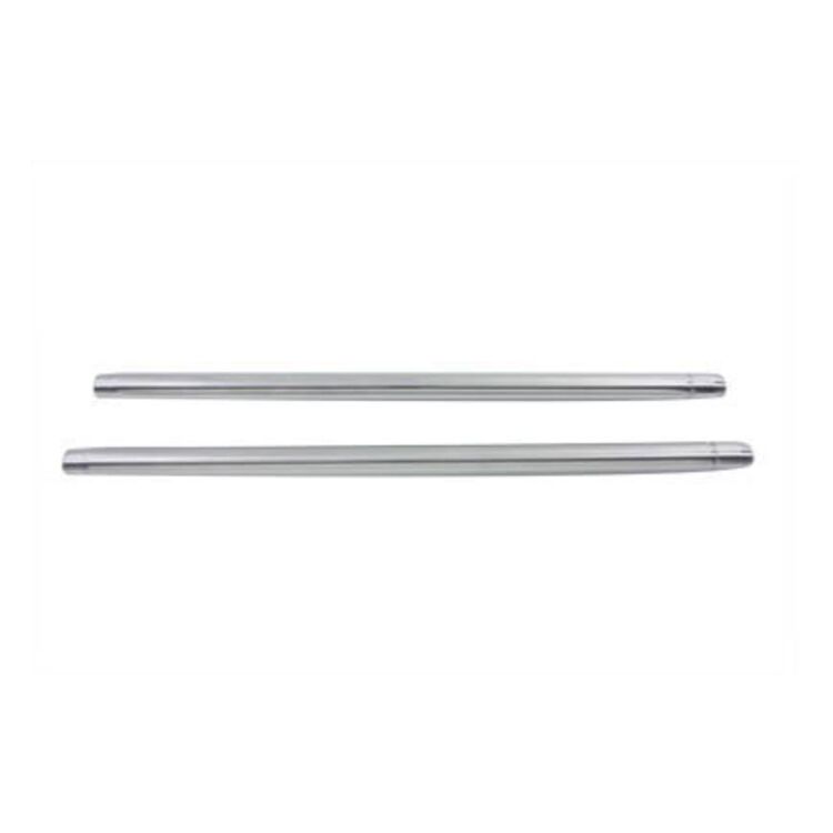 V-Twin Mfg. Chrome Fork Tube Set 16" Over Stock For Harley 1984-1999