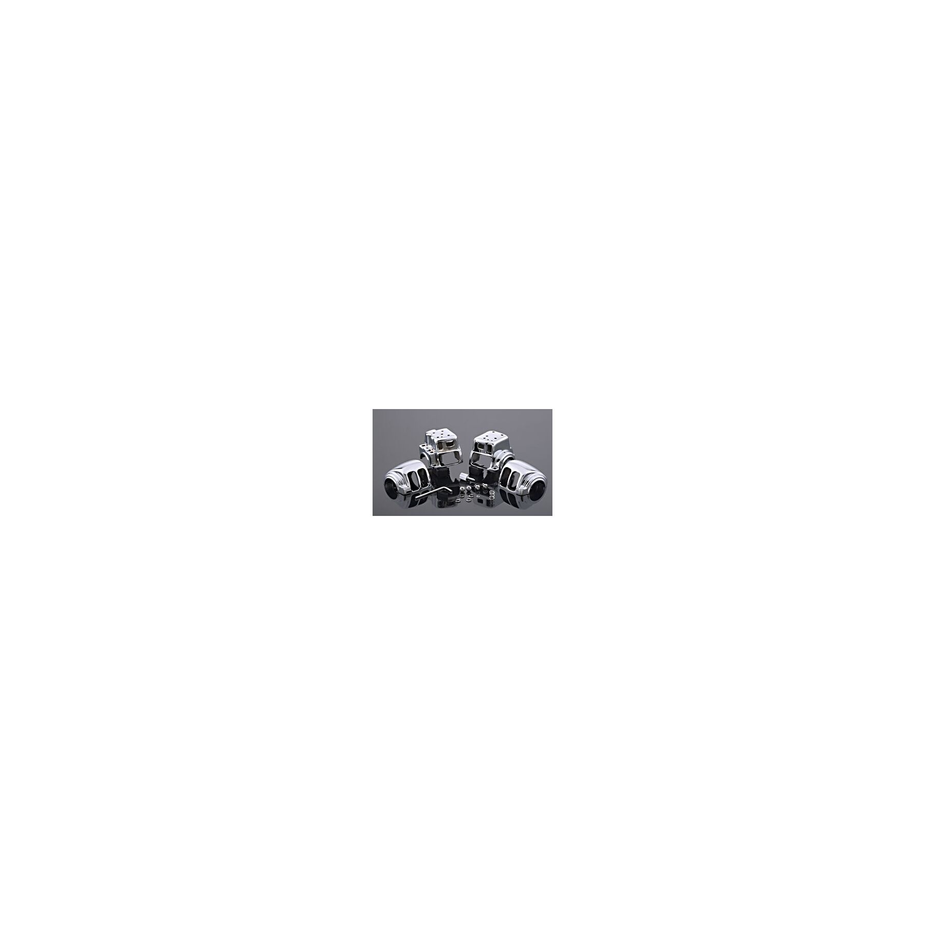 V-Twin Mfg. V-Twin Mfg. Chrome Switch Housing Set For Harley Touring 1996-2013 - $108.96 at J&P Cycles