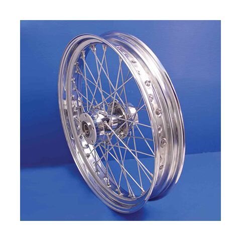 V-Twin Mfg. Replica 40 Spoke Chrome Front Wheel For Harley FXD 2006-2007