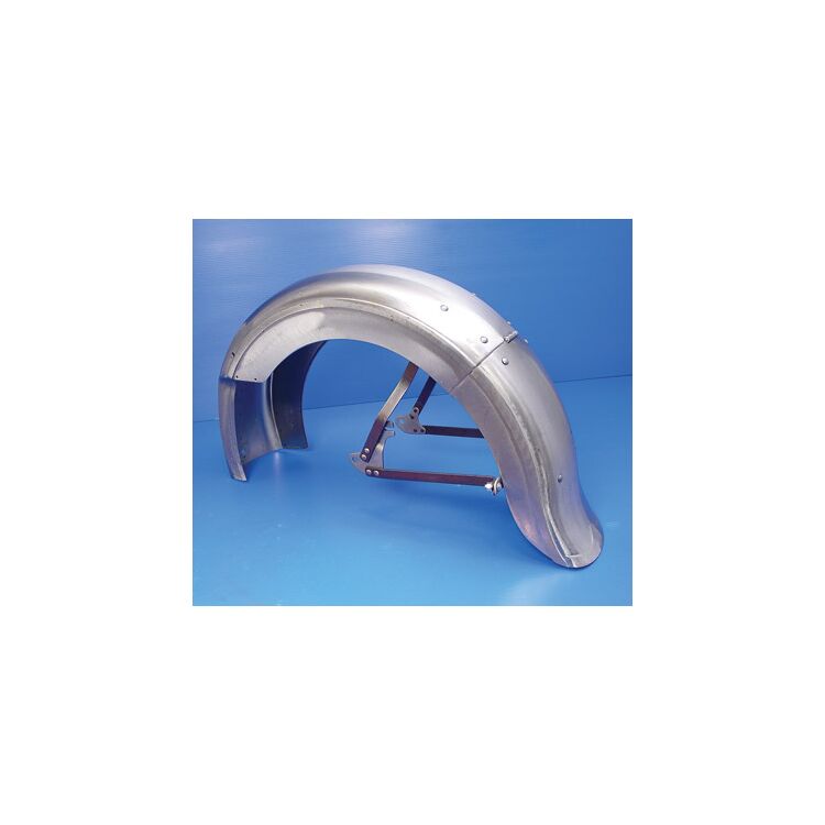 V-Twin Mfg. Rigid Wide Brace Rear Fender For Harley FL EL UL