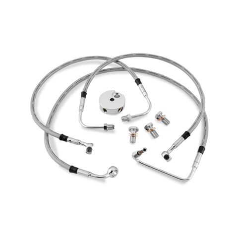 Goodridge OEM Style Dual Disc Front Brake Line Kit For Harley Touring 1994-2006