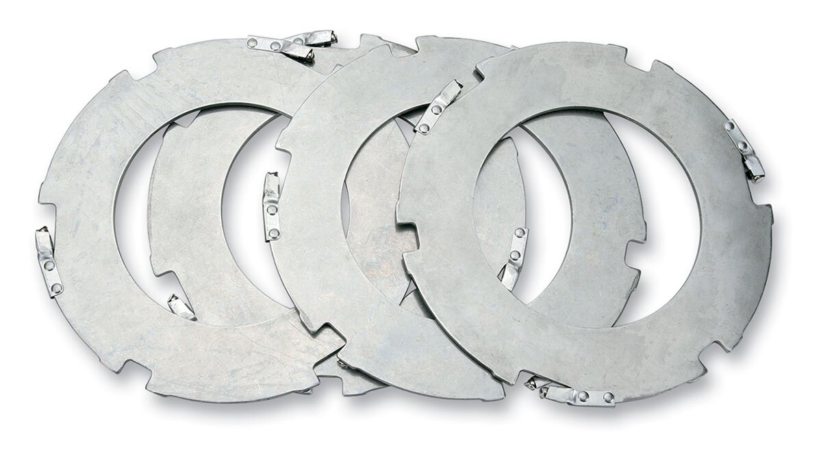 Alto Steel Clutch Plates With AntiRattlers For Harley Touring / Dyna 19681984