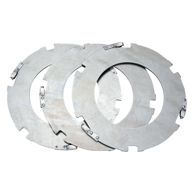 Alto Steel Clutch Plates With Anti-Rattlers For Harley Big Twin 1941-1967