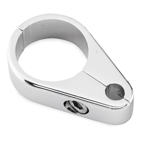 Biker's Choice Clutch Cable Clamp Chrome