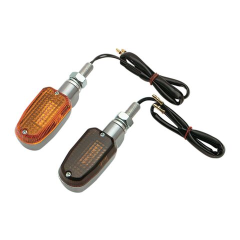 K&S Technologies Aluminum Oblong Marker Lights Amber Lens