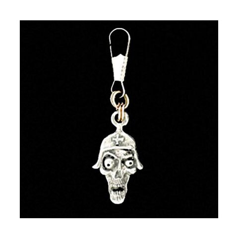 Guardian Bell Skull Helmet Zipper Pull