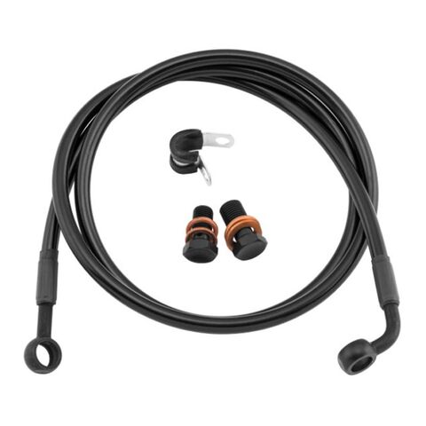 Goodridge Ebony Front Brake Line Kit For Harley Dyna 1993-2005