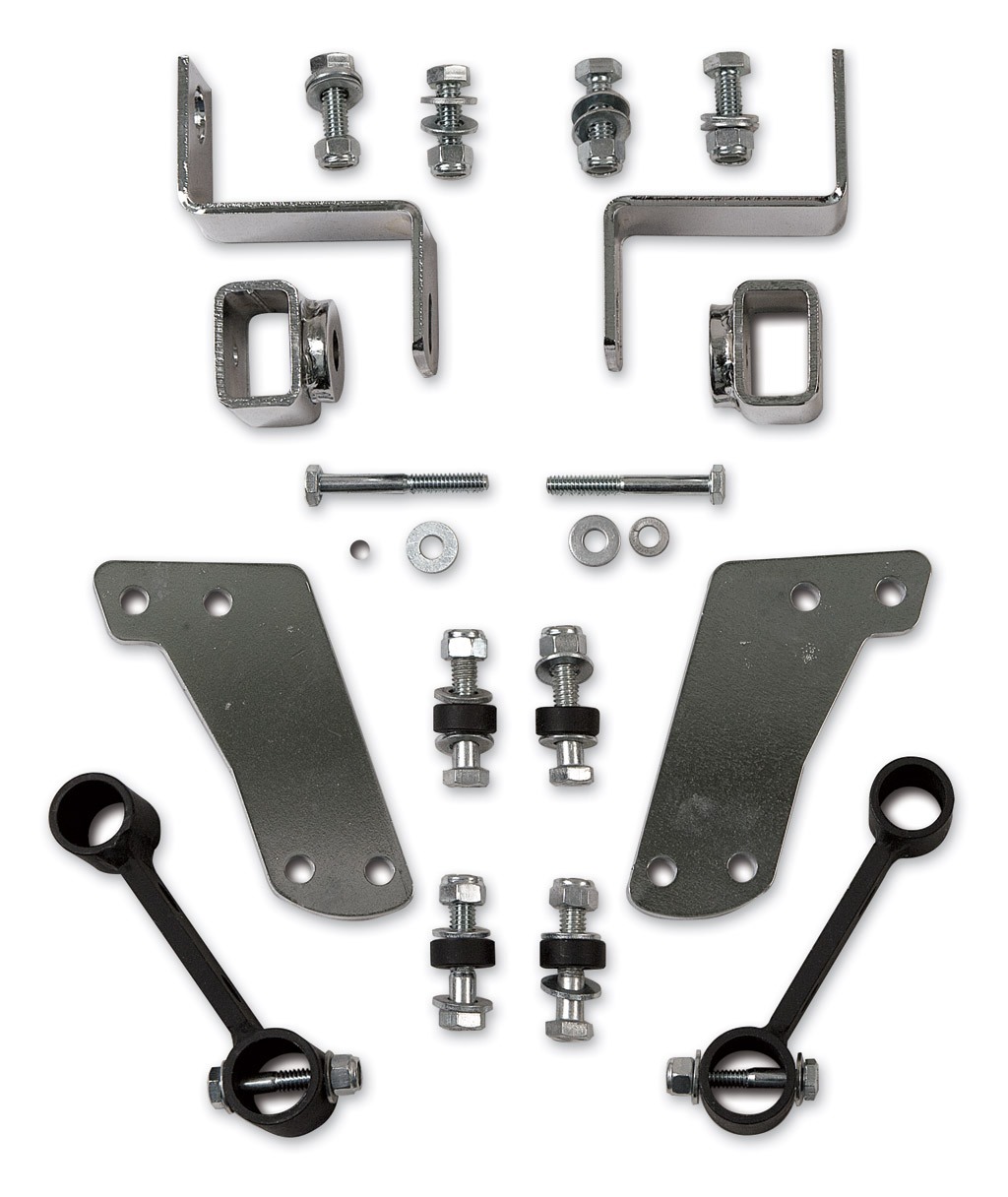 Paughco Saddlebag Relocation Kits For Trike Conversion Axles