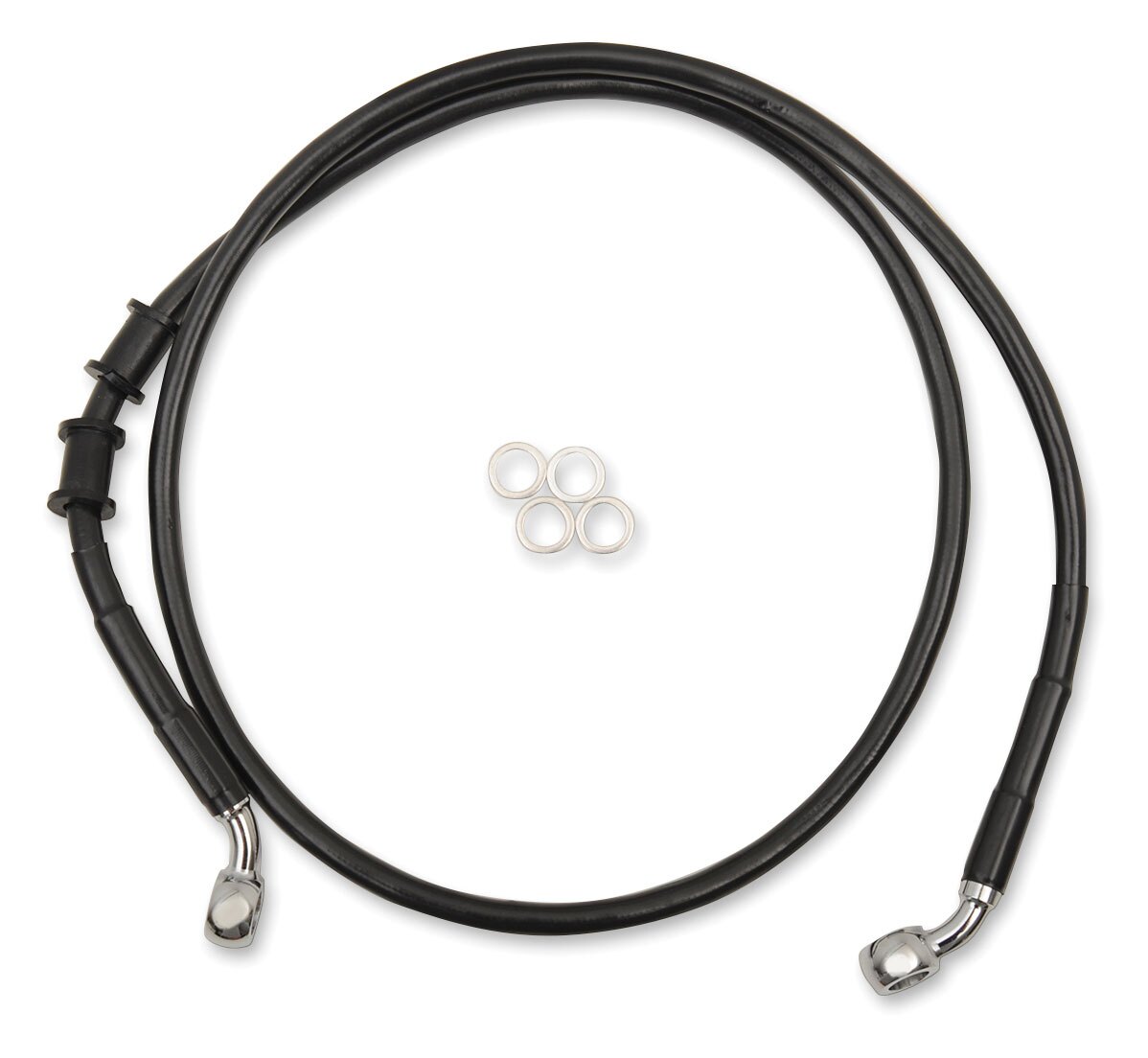 Drag Specialties Standard Length Front Brake Line Kit For Harley
