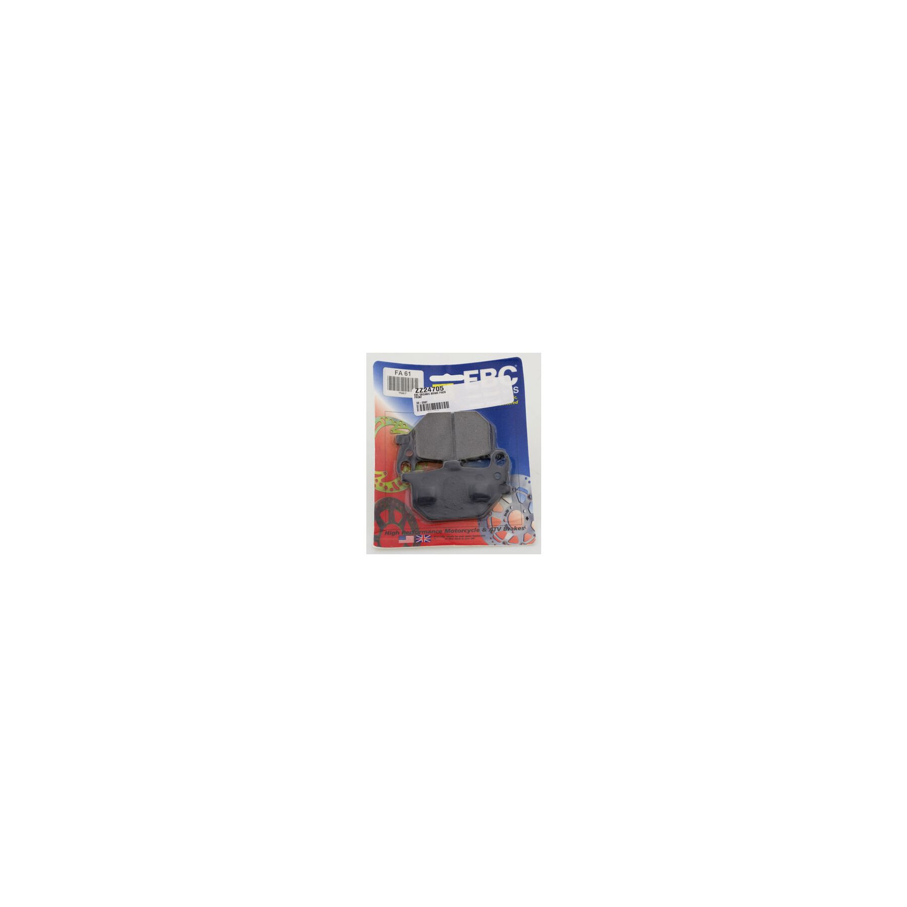 EBC FA61 Organic Front Brake Pads Yamaha 1978-1983