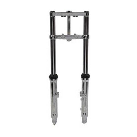 V-Twin Mfg. Fork Assembly With Sliders 6" Over Stock For Harley FXST 1984-1999