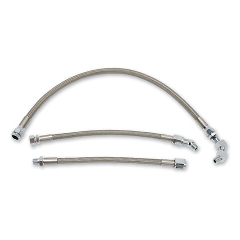 Drag Specialties Stainless Steel Braided Oil Line Kit For Harley Sportster 1994-2003