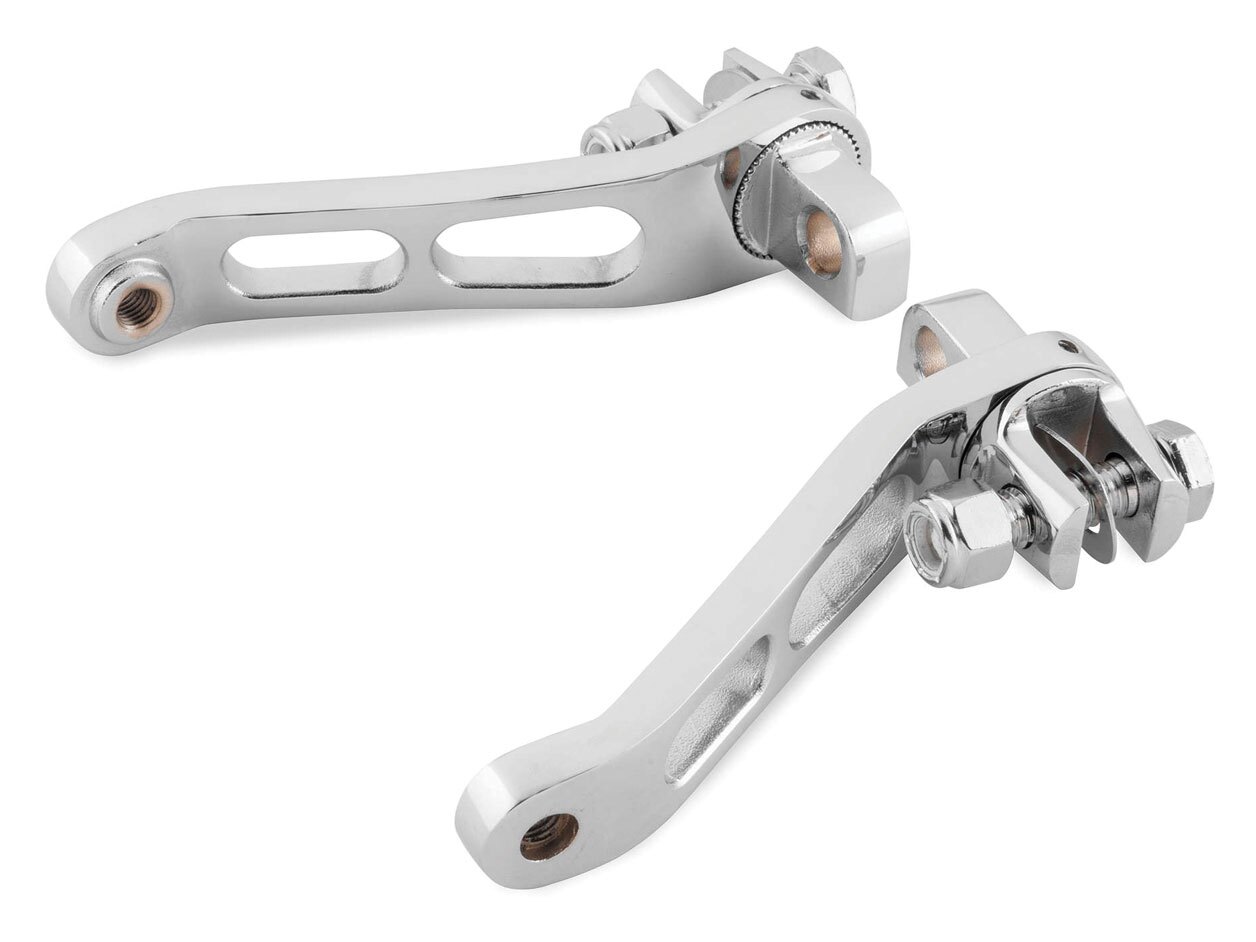 Biker's Choice Adjustable Forward Control Heel Rest Kit For Harley FXST