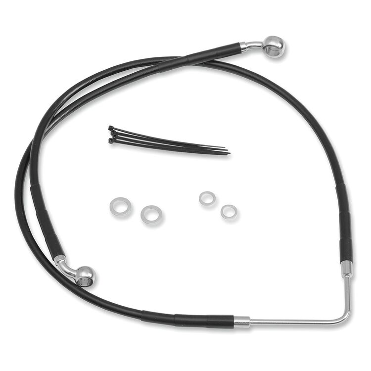 Drag Specialties Standard Length Front Brake Line Kit For Harley FXDWG 2006-2007