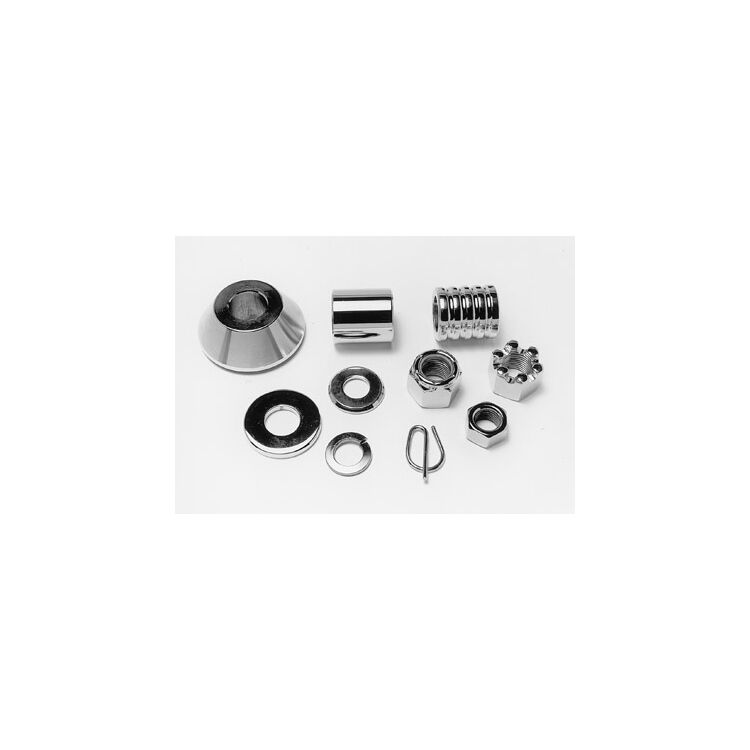 Colony Front Axle Spacer And Nut Kit For Harley Dyna Wide Glide 1993-1998
