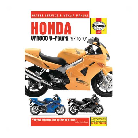 Haynes Manuals Honda VFR800 1998-2001 Repair Manual
