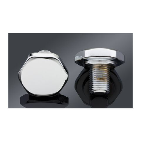 Milwaukee Twins Fork Tube Caps For Harley Big Twin 1978-2017