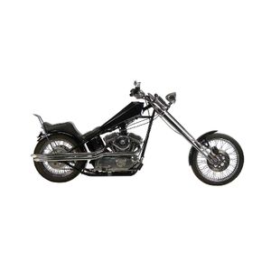 Paughco Slash-Cut Shotgun Drag Pipes For Rigid Frame Evo Sportster