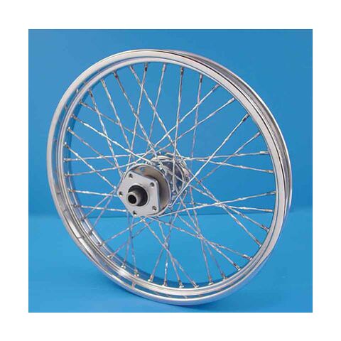 V-Twin Mfg. Twisted 40 Spoke Front Wheel For Harley FXSTS 1988-1996