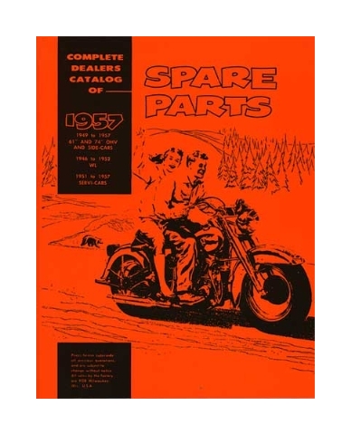 V-Twin Mfg. Spare Parts Book For Harley 1949-1957 | JPCycles.com