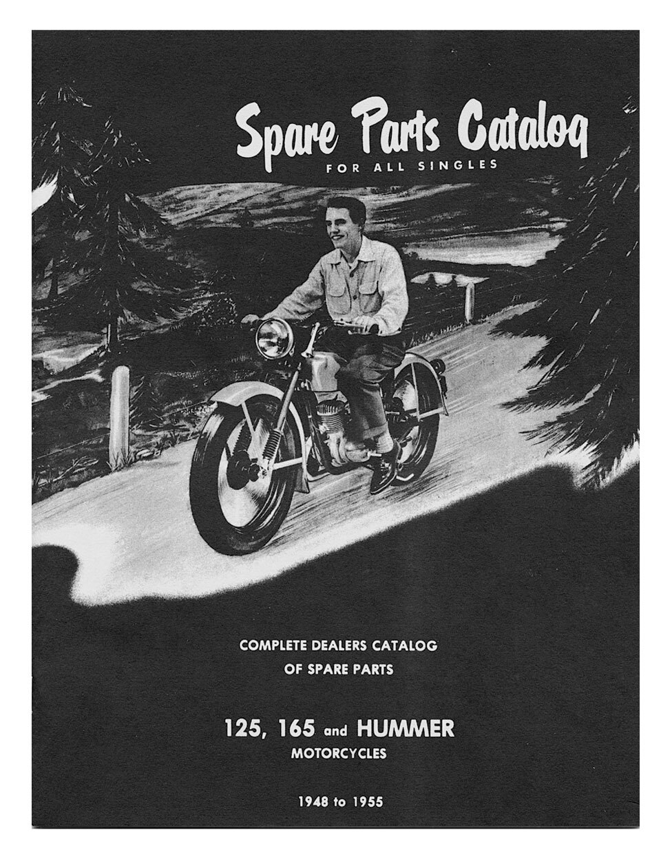 VTwin Mfg. Spare Parts Catalog For Harley Hummer 19481955