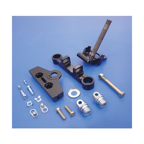 V-Twin Mfg. Adjustable Triple Tree Kit For Harley FL 1977-1984