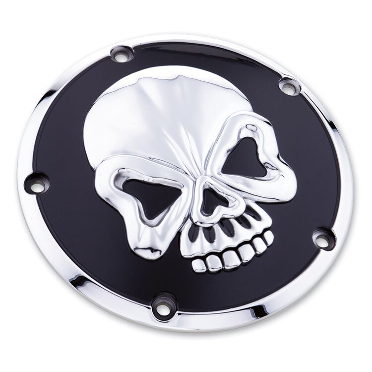 Milwaukee Twins Skull Derby Cover For Harley Big Twin 1999-2018