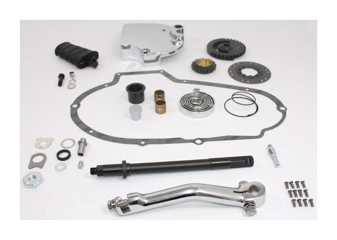 わくわなハーレショベルキックキットV-Twin KCKR Kit VT V-Twin Mfg. Kick-Start Conversion Kit For Harley Sportster 1973
