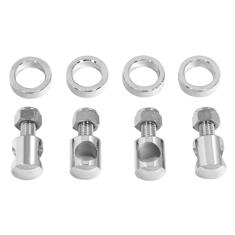 V-Twin Mfg. Front Bumper Eye Bolt Mount Kit For Harley FL 1949-1957