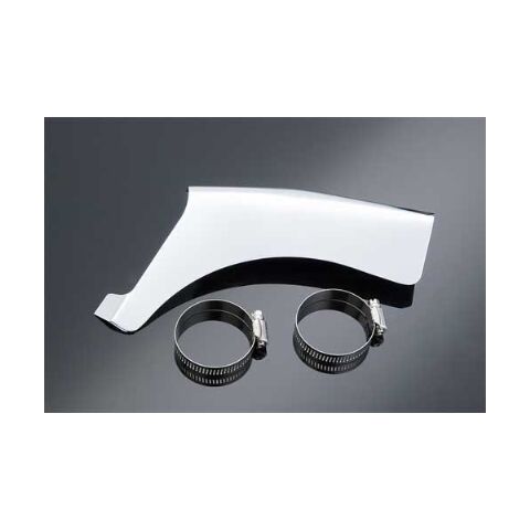 V-Twin Mfg. Chrome Heat Shield Left Vertical For Harley Touring 1970-1984