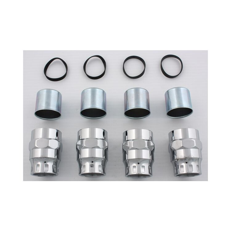 V-Twin Mfg. Valve Spring Lower Cover Set For Harley VL 1930-1936