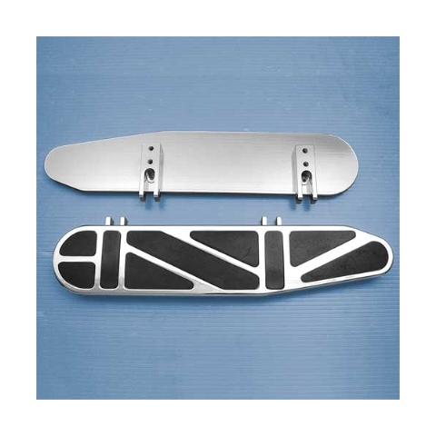 V-Twin Mfg. Long John Billet Floorboard Set for Harley 1980-2026