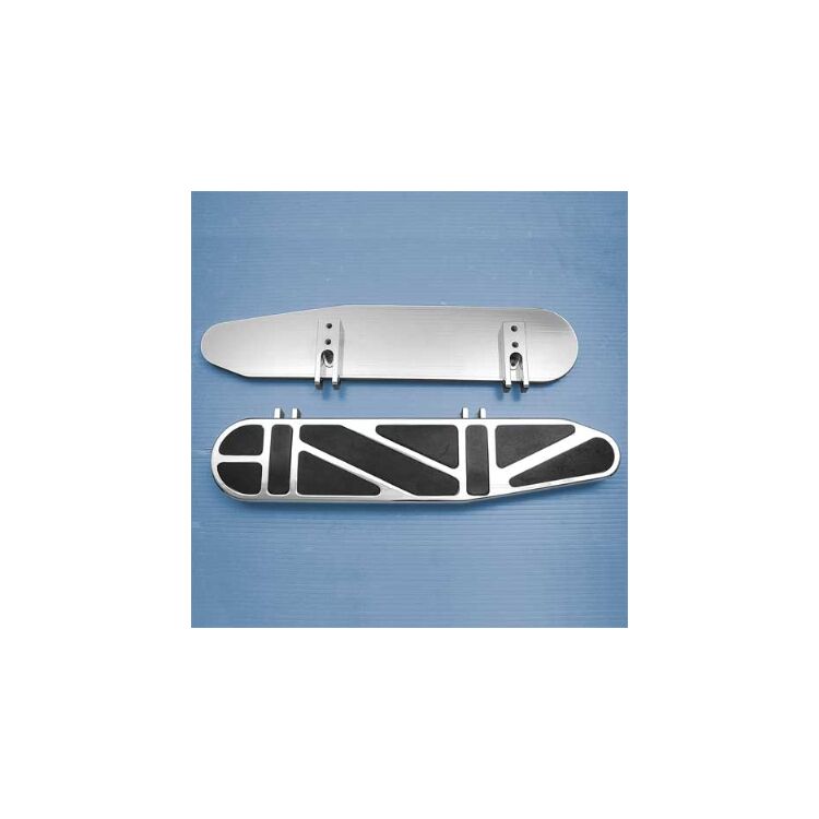 V-Twin Mfg. Long John Billet Floorboard Set for Harley 1980-2025
