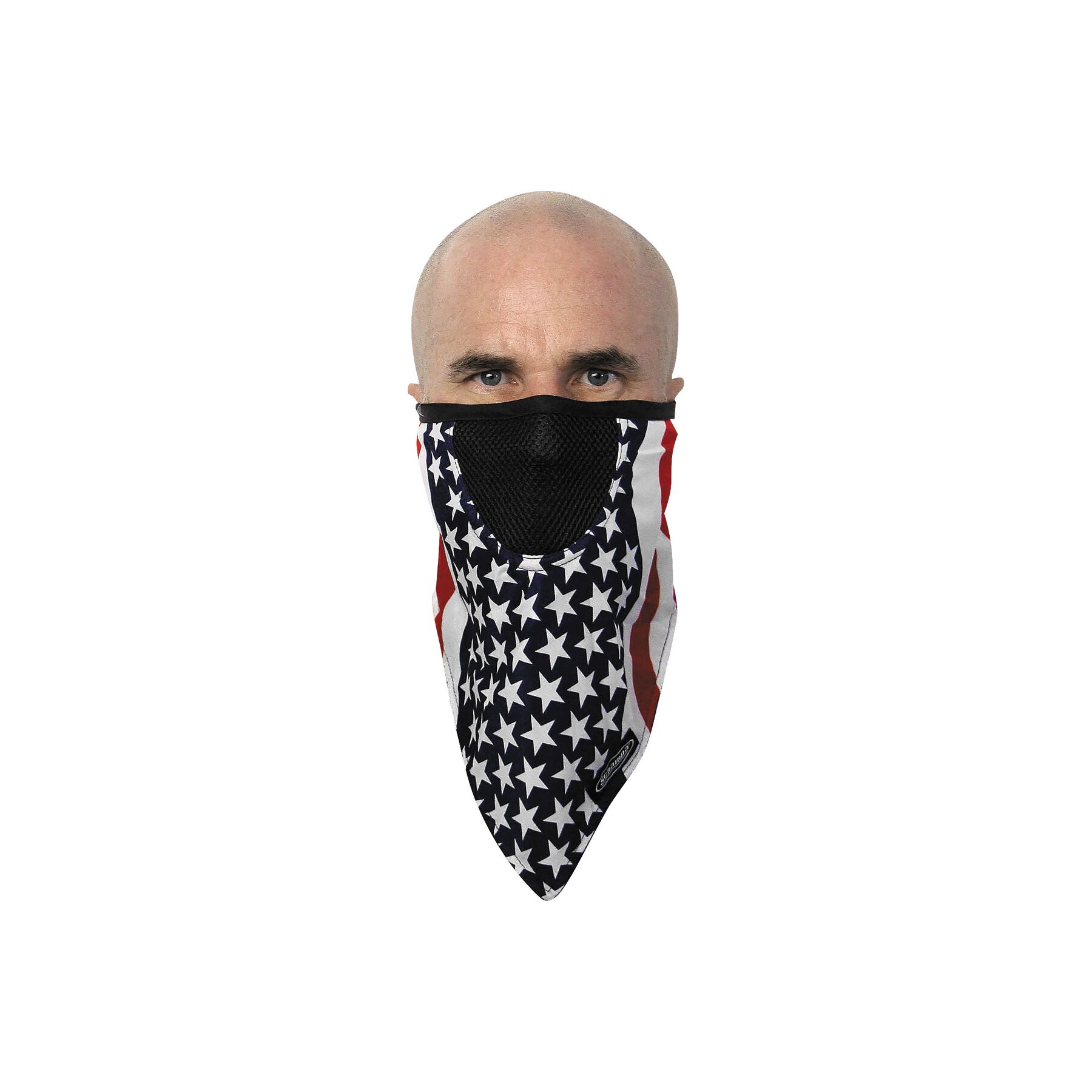 Schampa FaceFit Stars And Stripes Hook And Loop Face Mask