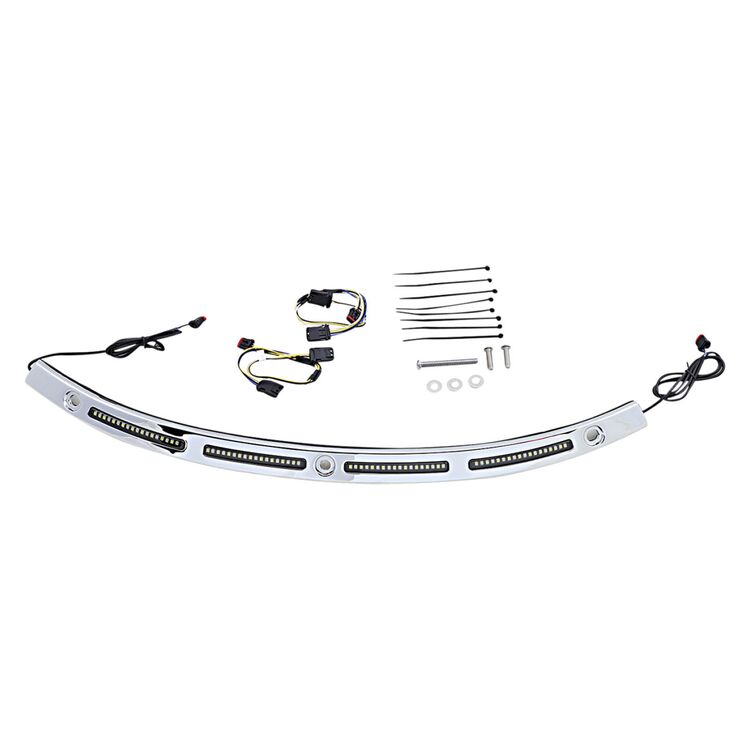 Custom Dynamics Dynamic LED Batwing Windshield Trim For Harley Touring