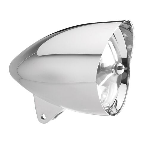 Headwinds 5 3/4" Smooth Concours Mariah Rocket Headlight Housing For Harley 1980-2010