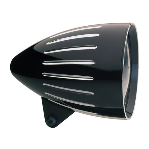 Headwinds 5 3/4" Revolver Concours Rocket Headlight Housing For Harley 1980-2010