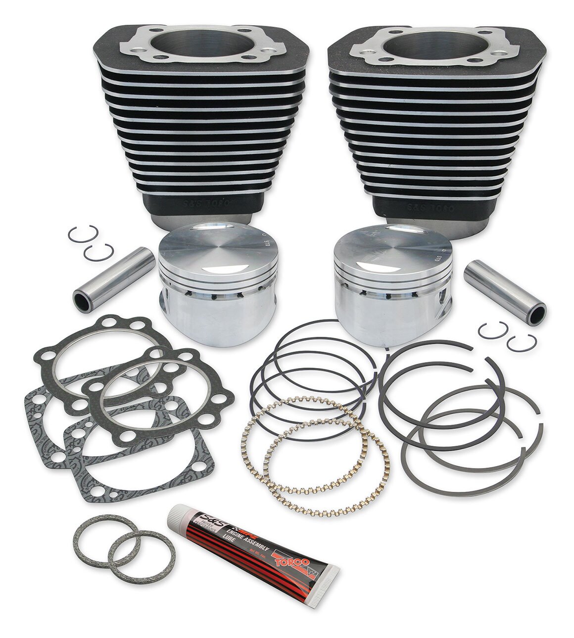 S&S Cycle 96" 35/8" Sidewinder Big Bore Cylinder And Piston Kit For