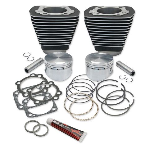 S&S Cycle 96" 3-5/8" Sidewinder Big Bore Cylinder And Piston Kit For Harley EVO 1984-2000