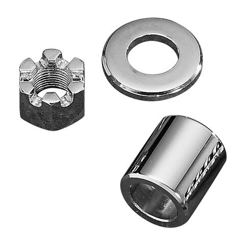 Colony Rear Axle Spacer And Nut Kit For Harley Dyna 1991-1999