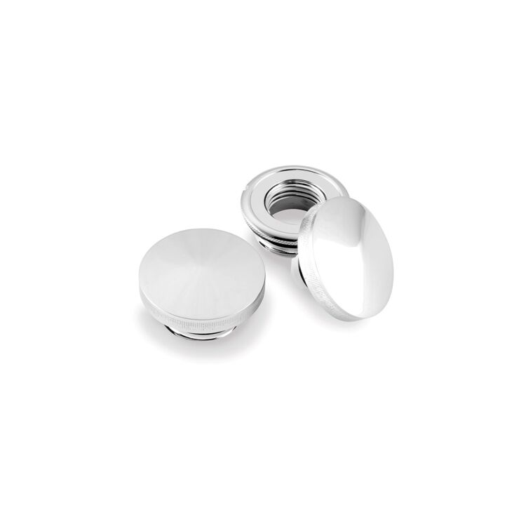 Biker's Choice Ratchet Style Gas Cap Set For Harley Big Twin 1981-1999