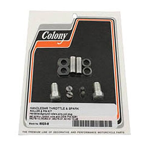 Colony Handlebar Throttle And Spark Roller And Pin Kit For Harley G / WL 1936-1950