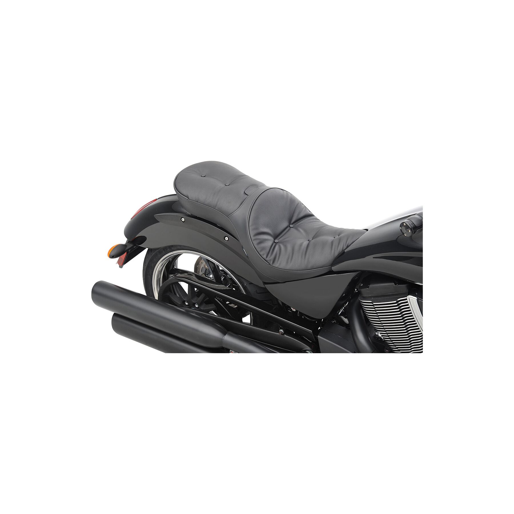 Drag Specialties Drag Specialties Low-Profile Touring Seat Victory King Pin / Gunner / Vegas / High-Ball 2003-2017 - $632.95 at RevZilla