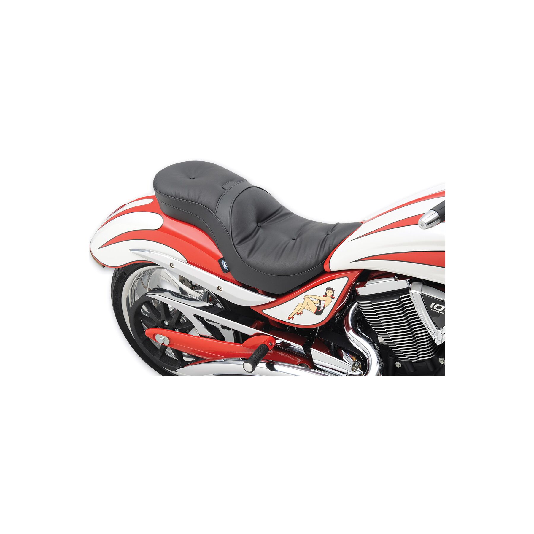 Drag Specialties Drag Specialties Low-Profile Touring Seat Victory Jackpot 2006-2015 - $627.95 at RevZilla