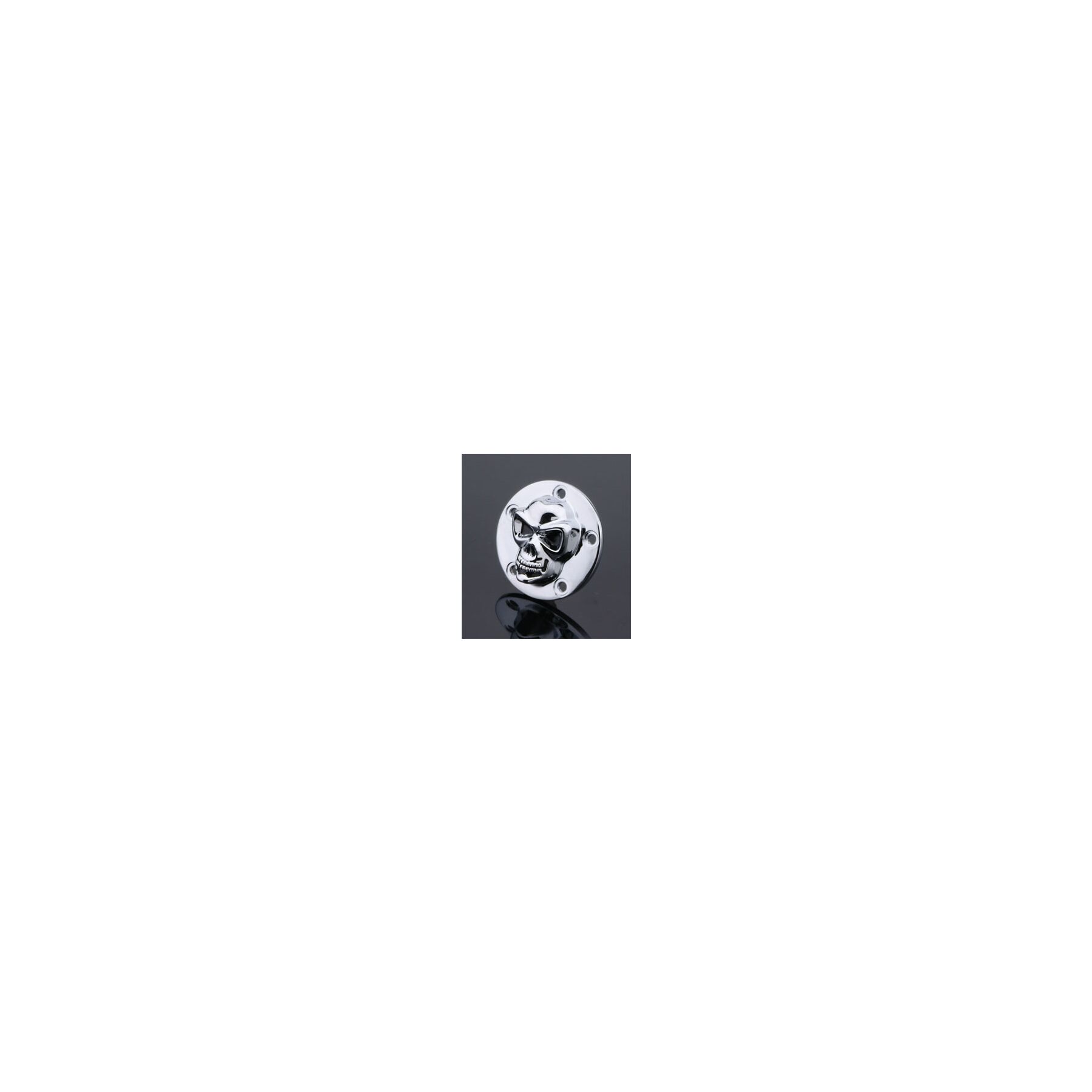 Drag Specialties Drag Specialties 3-D Skull Points Cover For Harley Twin Cam 1999-2017 - $44.55 at J&P Cycles